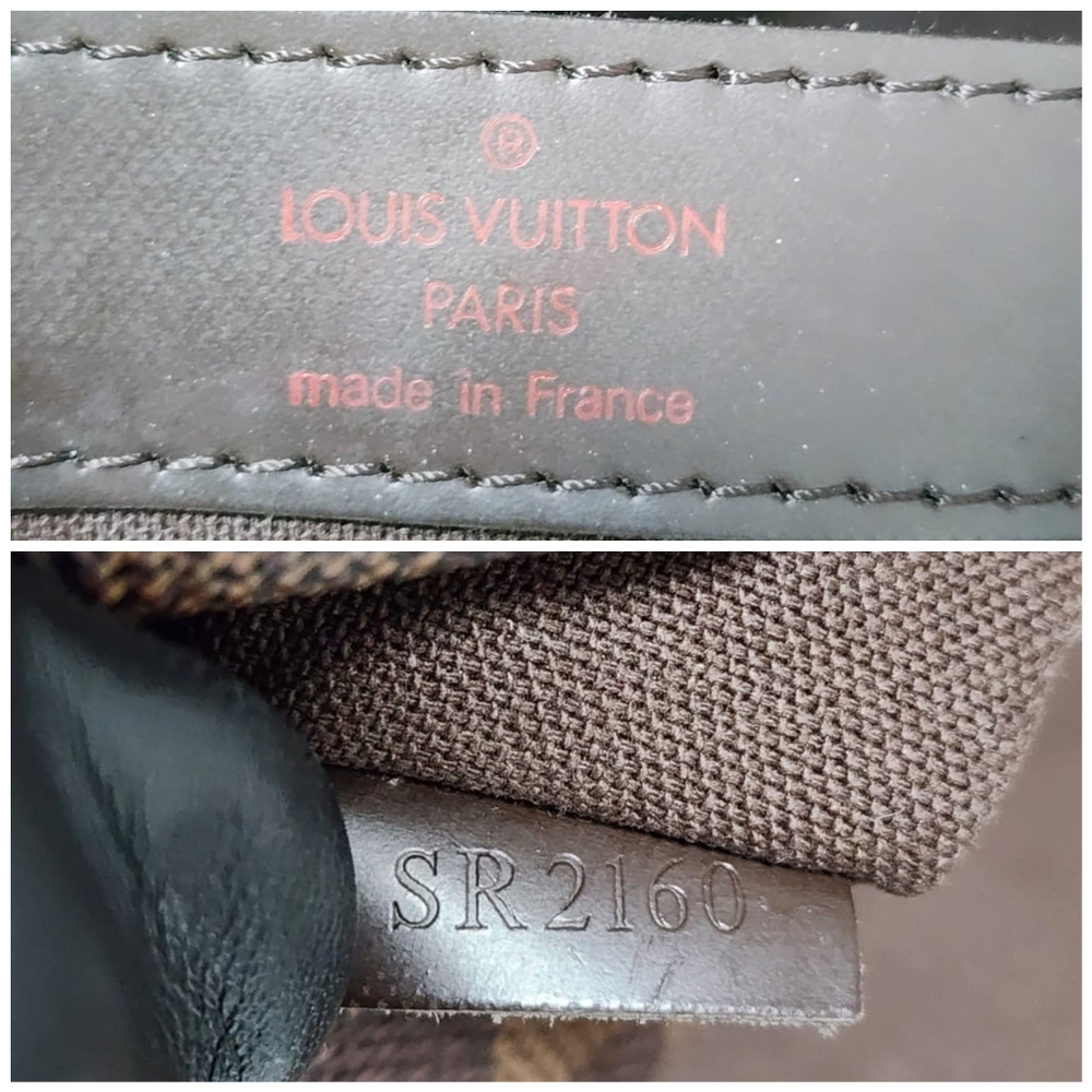 LOUIS VUITTON Damier Canvas Naviglio Messenger Bag Brown - Picture 4 of 14